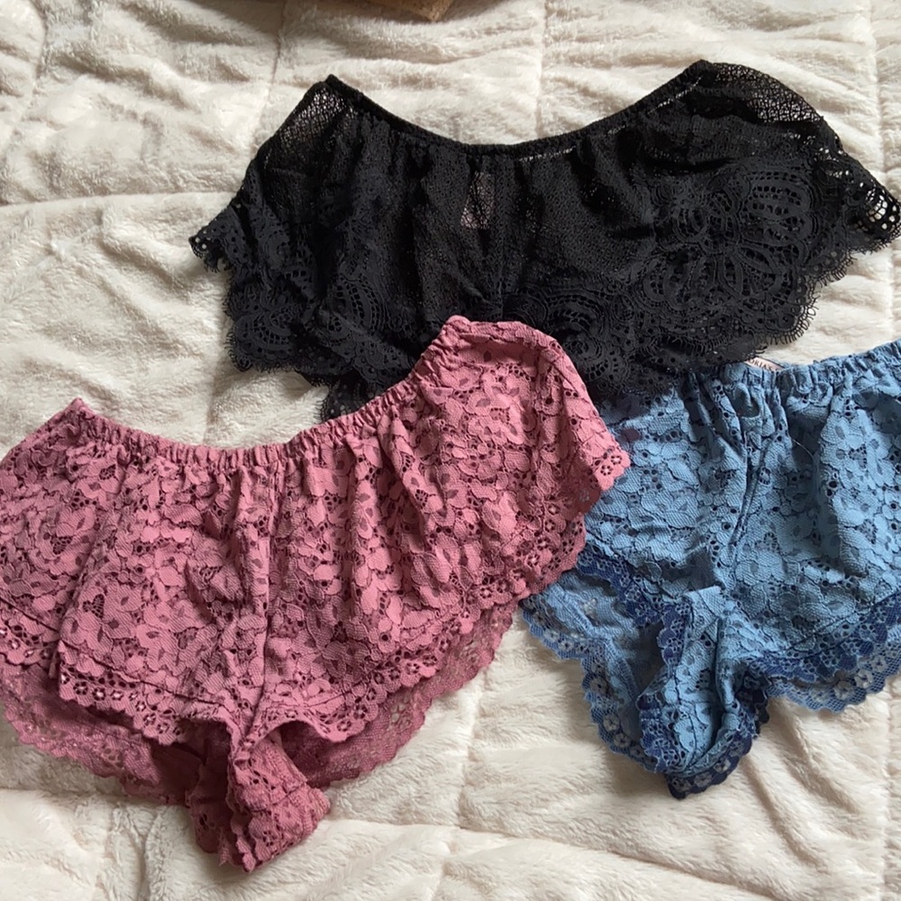 Victoria’s Secret lace sleep shorts